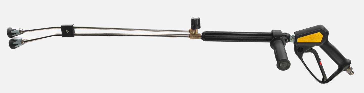 Lance spéciale nettoyage longue 2 buses standards